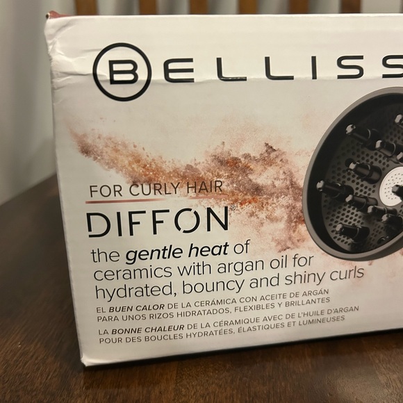 Bellissima Italia Diffon DF1 5000 Ceramic - Lightweight Diffuser & Curly Hair Dr - Picture 3 of 7